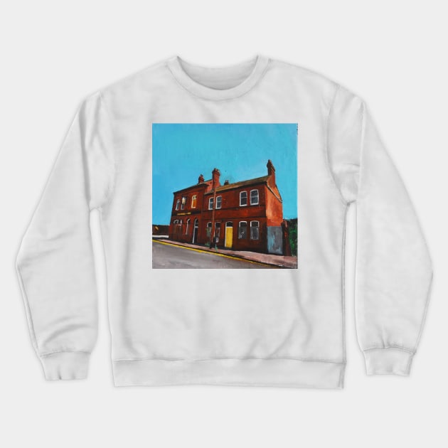 Pub In Birmingham, England Crewneck Sweatshirt by golan22may